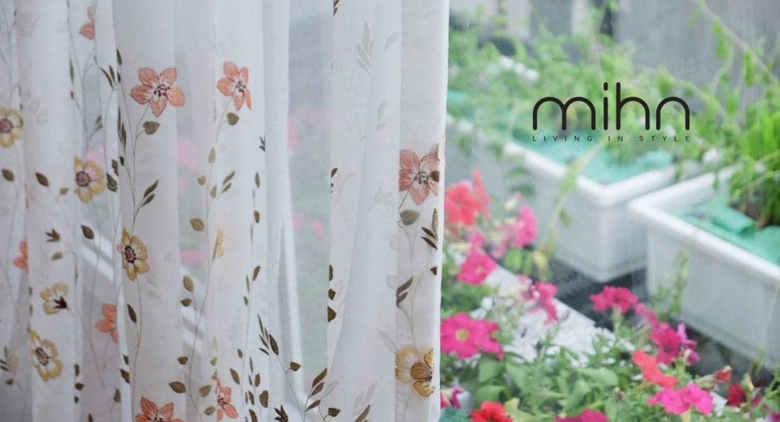 Tinh tế và lãng mạn – rèm vải Nhật cho phong cách Indochina
