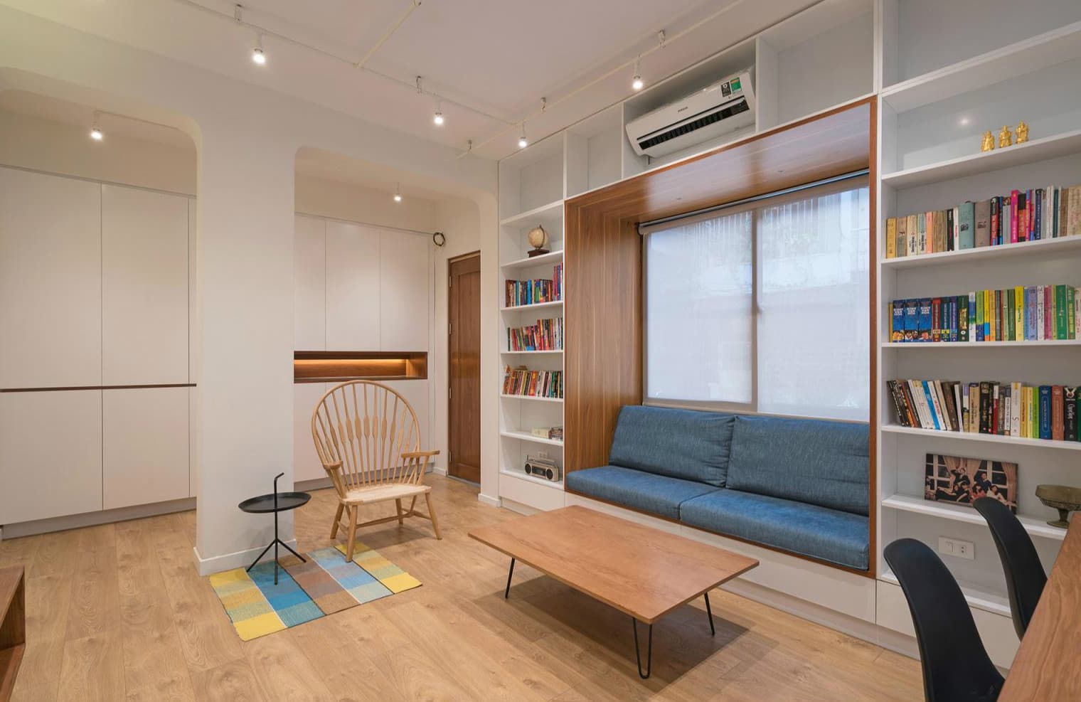 Ngôi nhà tập thể cũ 70m2 hoàn toàn lột xác thành “căn hộ chung cư cao cấp” chỉ từ một bản thiết kế