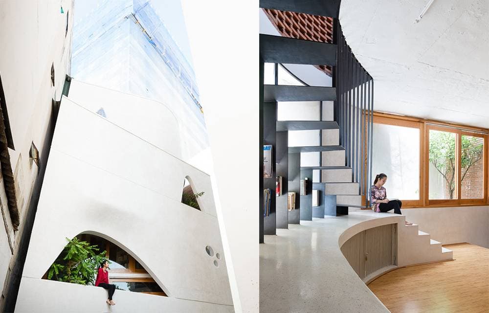 LIB House: Sự tối giản của ngôi nhà 48m2 nằm trong ngõ nhỏ tại Sài Gòn và giải pháp đón nắng, thoát nhiệt hiệu quả