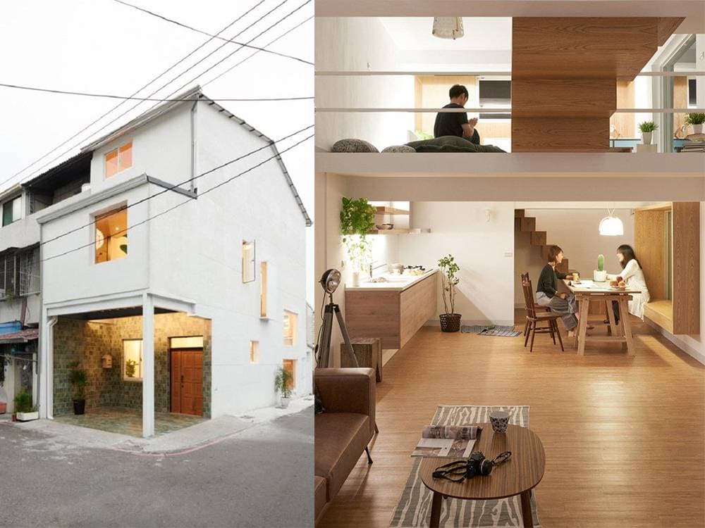 Chỉ rộng 35m2 nhưng căn nhà ống có gác lửng của gia đình nhỏ luôn rộng mở và tràn ngập ánh sáng