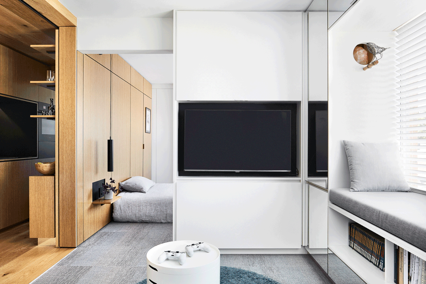 Type Street Apartment: Căn hộ chỉ 35m2 đầy đủ tiện nghi nhờ cách phân chia không gian hợp lý và sử dụng nội thất thông minh