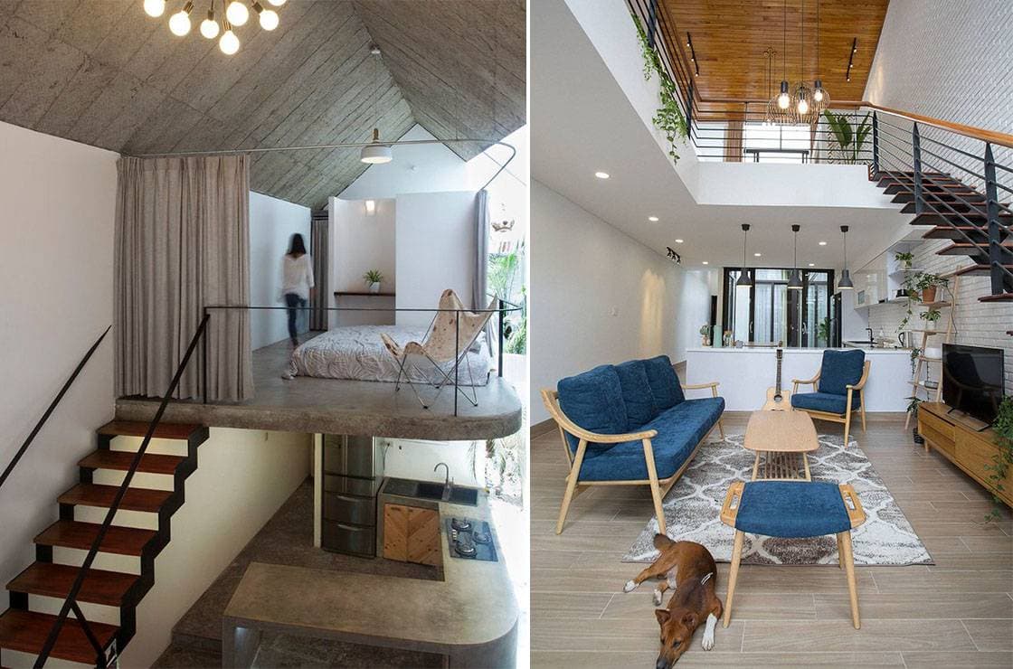 Tư vấn bố trí gác lửng cho nhà có diện tích eo hẹp để mở rộng không gian sinh hoạt