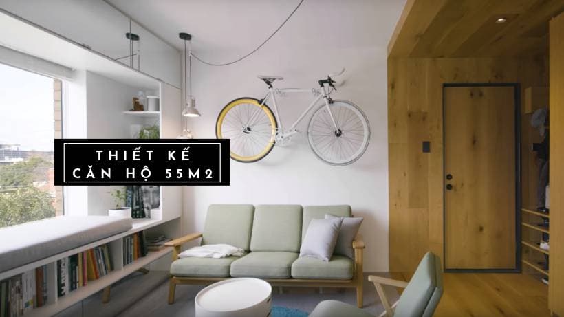 Type Street Apartment: Thiết kế căn hộ 55m2 đầy thông minh