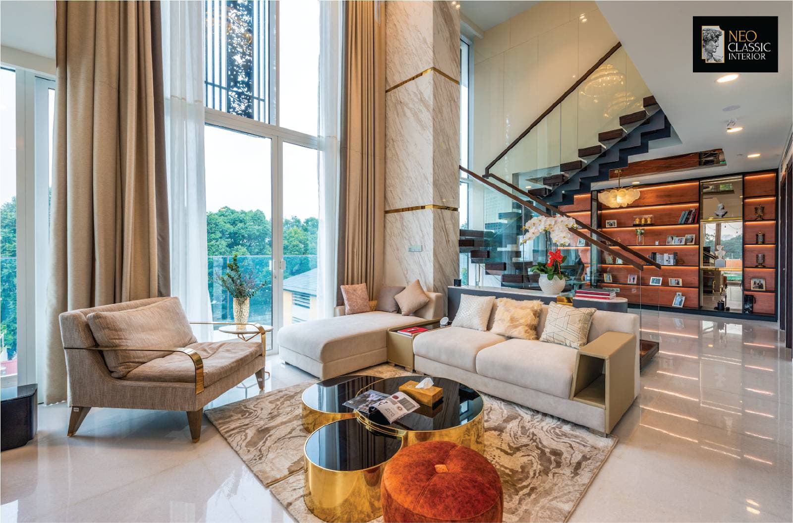 Duplex Serenity - Căn hộ thông tầng với thiết kế sang trọng ở từng không gian
