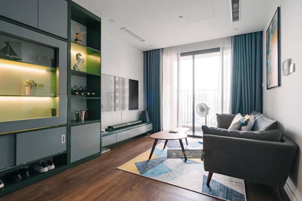 Căn hộ 45m2 ở Trần Duy Hưng nổi “bần bật” với sắc màu trẻ trung và cá tính