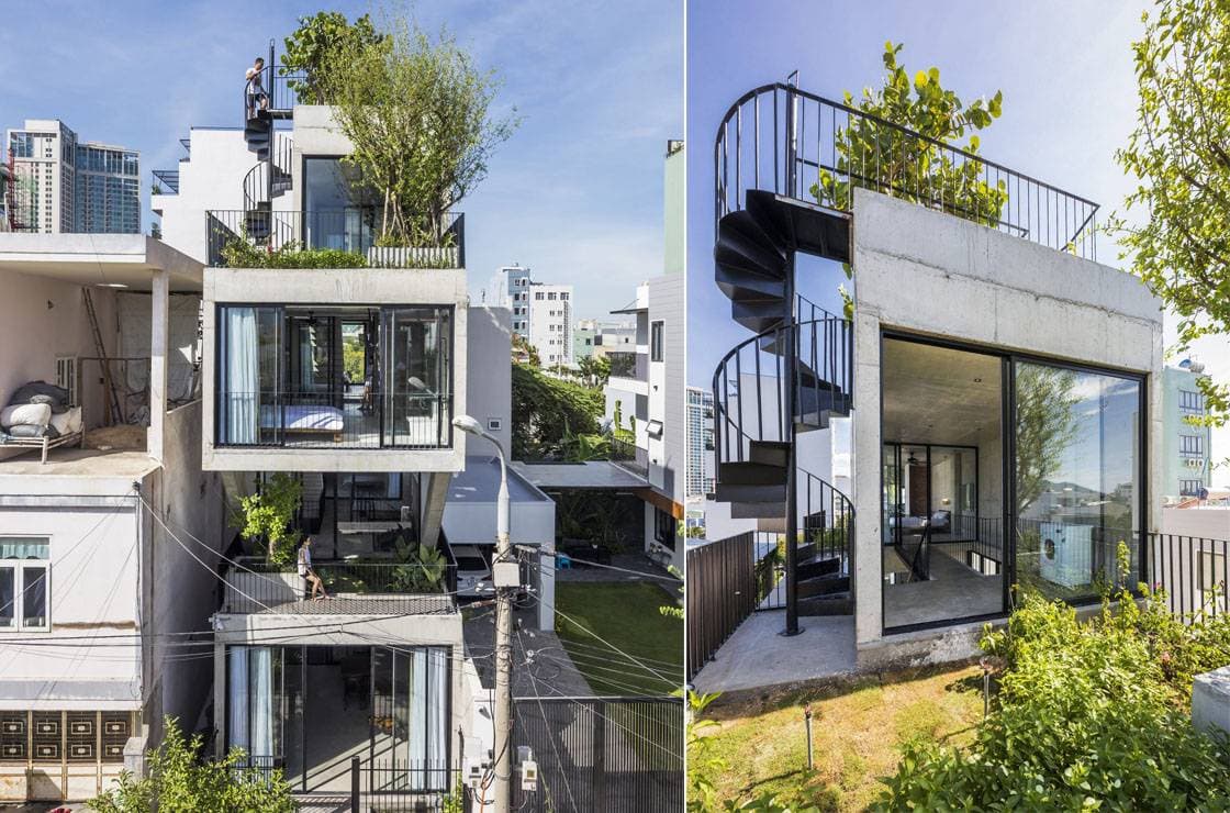 Có một “khối bê tông” xanh mướt mắt ven biển Sơn Trà, là tổ ấm nhỏ mang tên The Concrete House