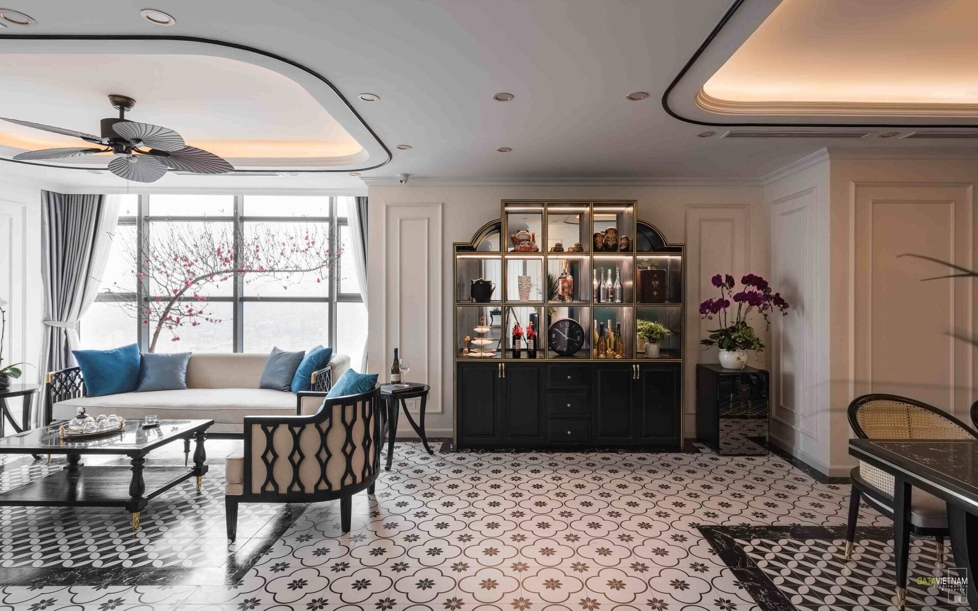 Căn hộ Đông Dương 135m2 của vợ chồng trẻ, hoàn thiện trong 3 tháng với chi phí 1,2 tỷ đồng