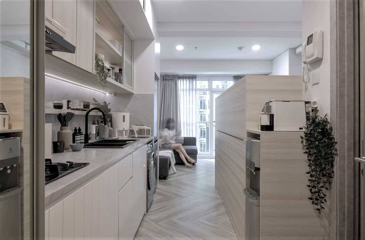 Căn hộ studio 27m2 thiết kế giúp “tăng cảm giác” nhà rộng tới 50m2