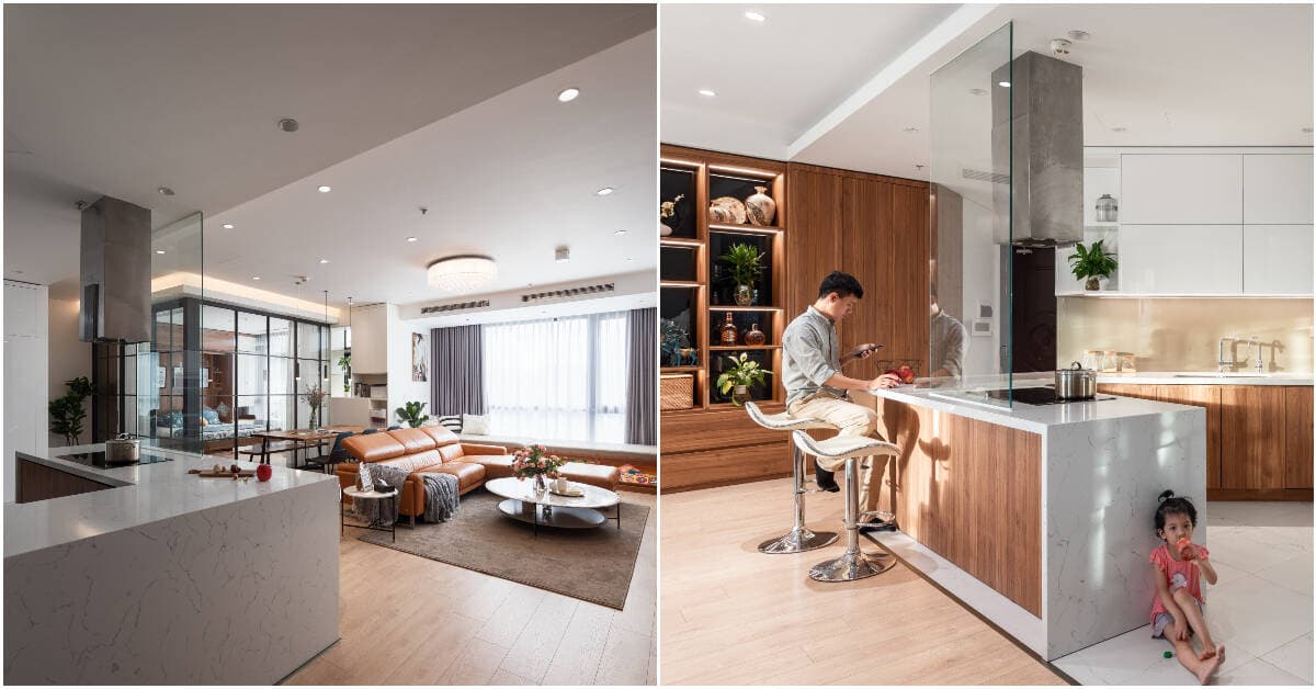 Căn hộ 150m2 tràn ngập tình yêu của cha dành cho con gái nhỏ, chi phí hoàn thiện hết 1,1 tỷ đồng