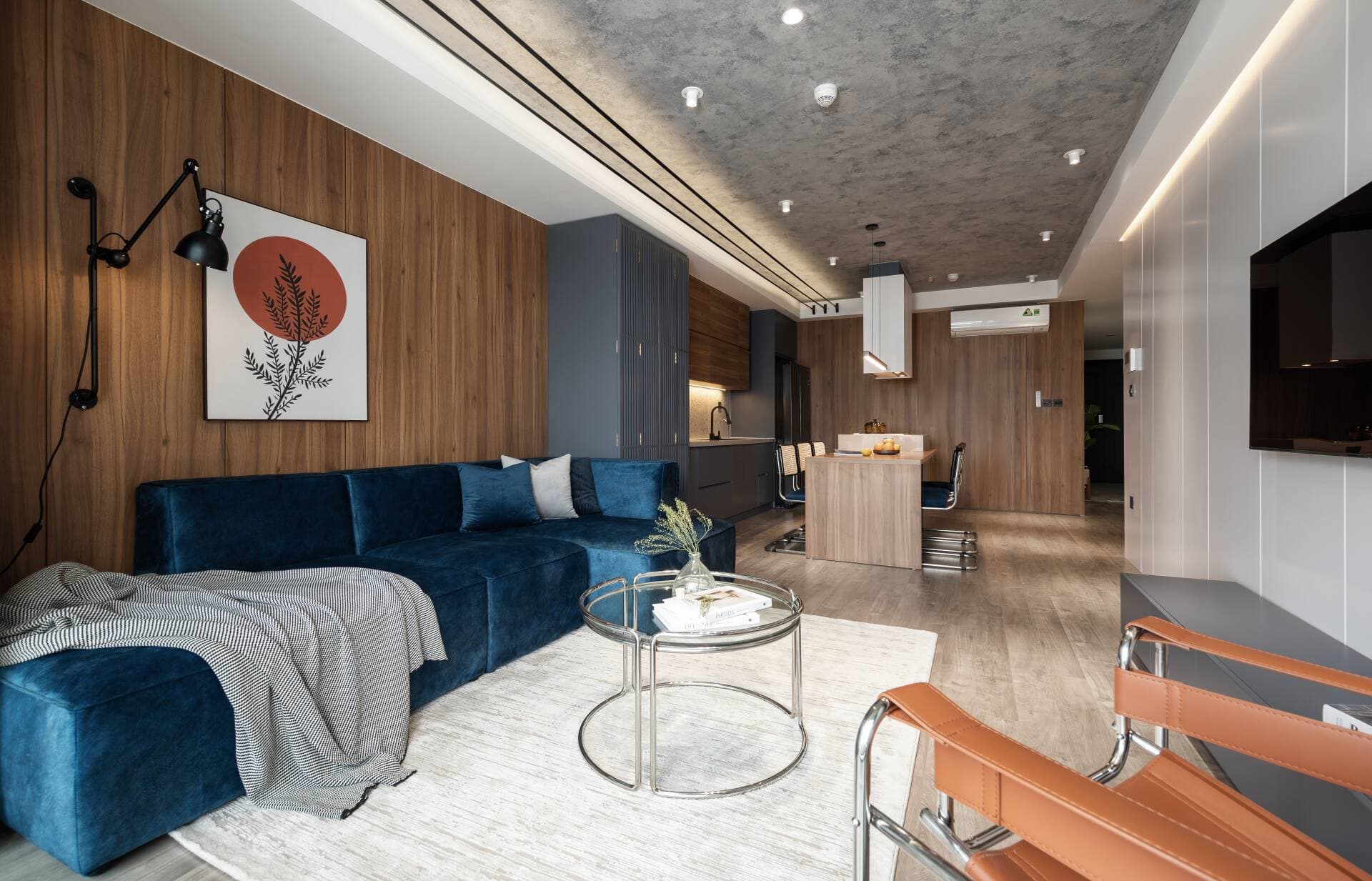 Căn hộ 103m2 của gia đình 5 người, được hoàn thiện với chi phí 600 triệu đồng