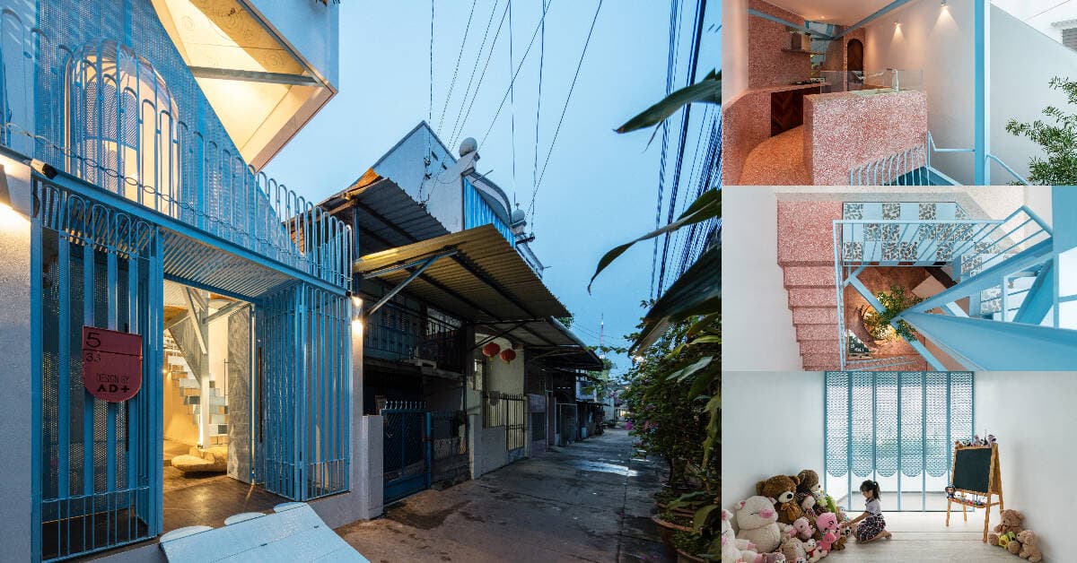 Nhà 3x10m trong hẻm lấy cảm hứng thiết kế ''nhà trên cây'', ưu tiên sinh hoạt của con gái nhỏ