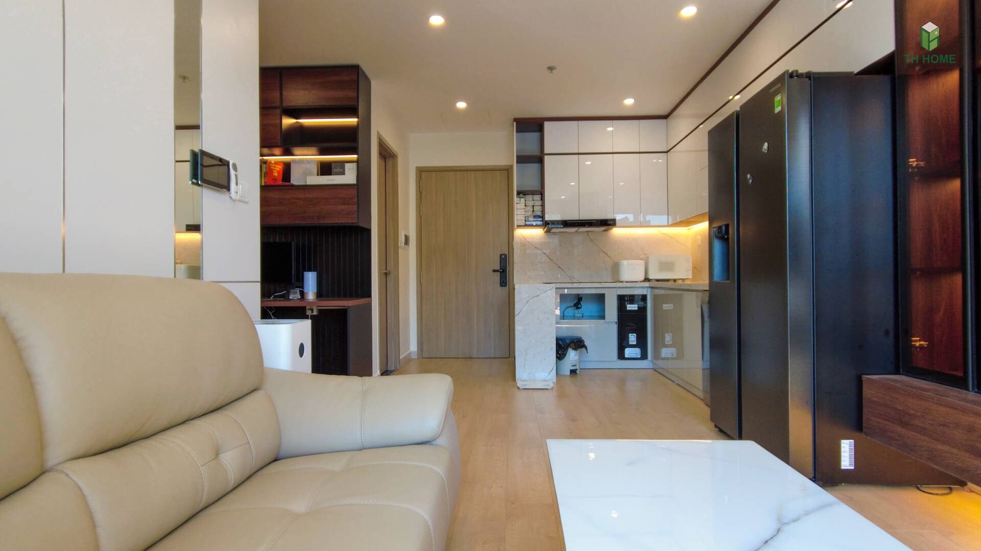 Sáng tạo không gian nhỏ căn hộ studio 43m2 cho chàng trai độc thân hiện đại và tiện nghi