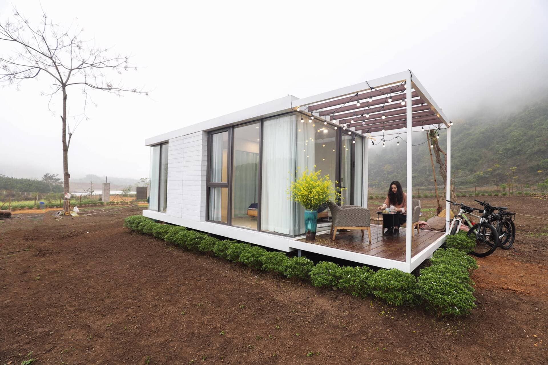 Nhà lắp ghép 24m2 hoàn thiện trong 17 ngày với chi phí khoảng 300 triệu đồng