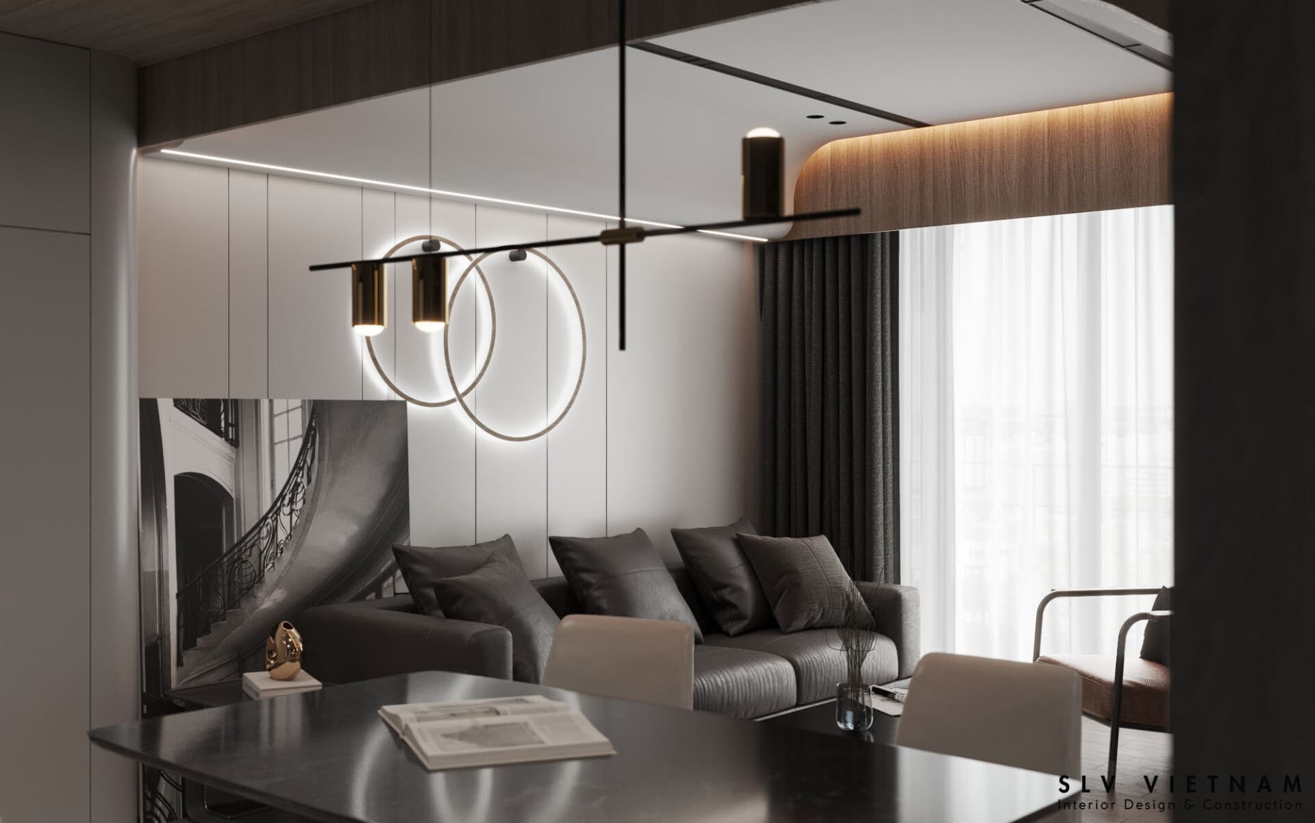 Mẫu thiết kế nội thất căn hộ The Peak Midtown Phú Mỹ Hưng