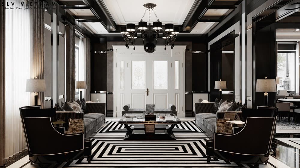 Mẫu thiết kế thi công nội thất biệt thự quận 7 - BINH VILLA