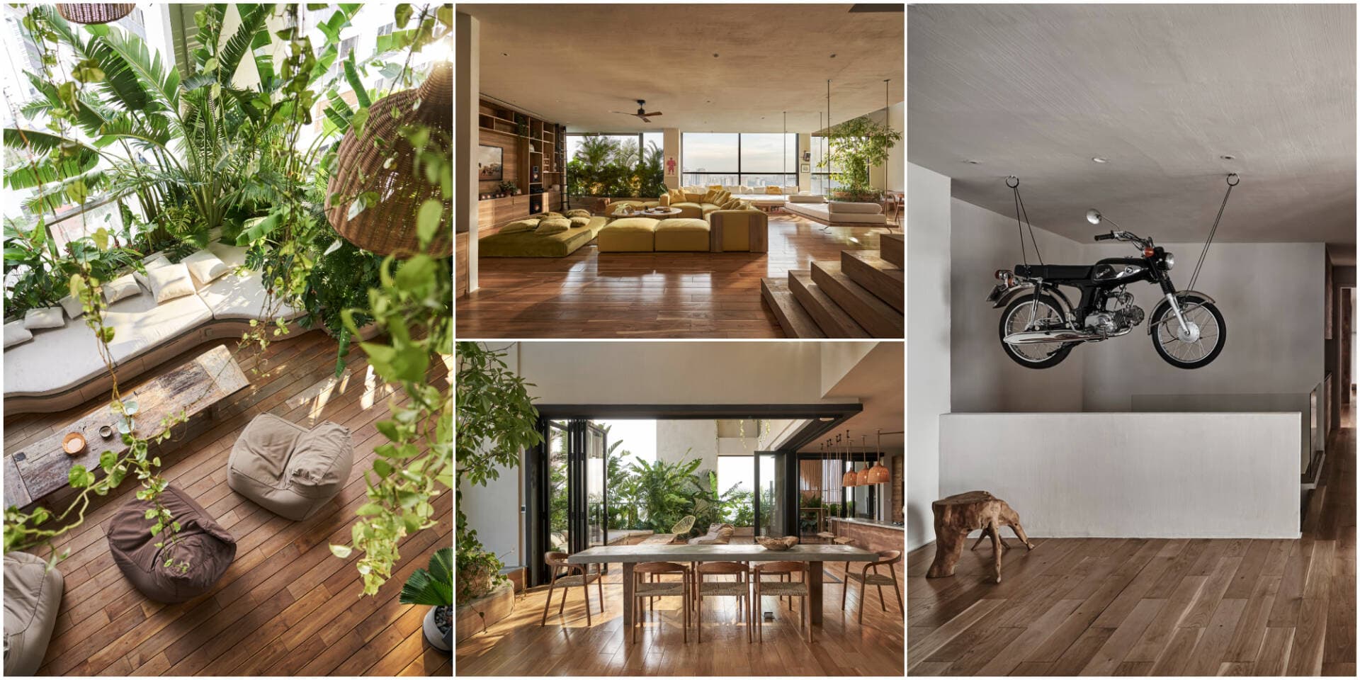 Tropical Penthouse - Căn penthouse có cả “ốc đảo” xanh mát của gia chủ nước ngoài tại Tp.Hồ Chí Minh