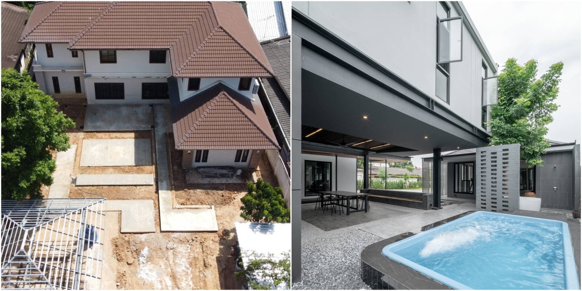 Từ nhà 2 tầng không có khoảng thở và thiếu sáng, RW House sau cải tạo đã khắc phục hoàn toàn những hạn chế này