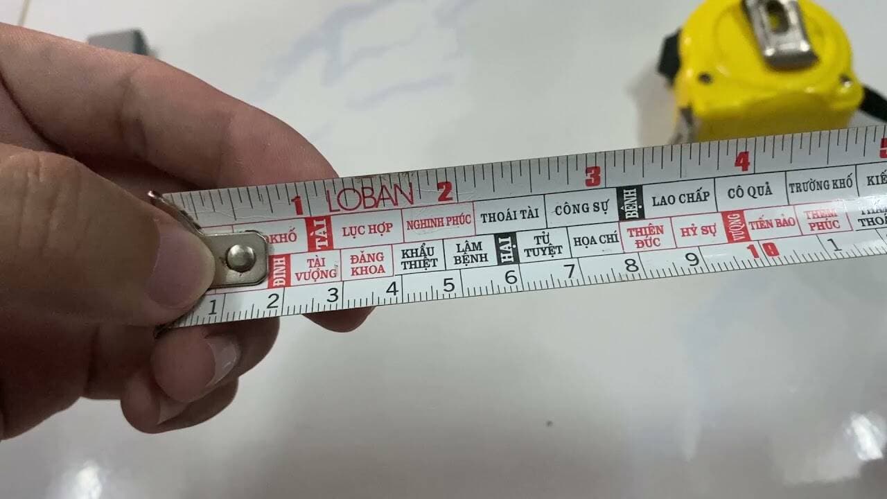Thước lỗ ban là gì? Hướng dẫn cách dùng thước lỗ ban chi tiết nhất