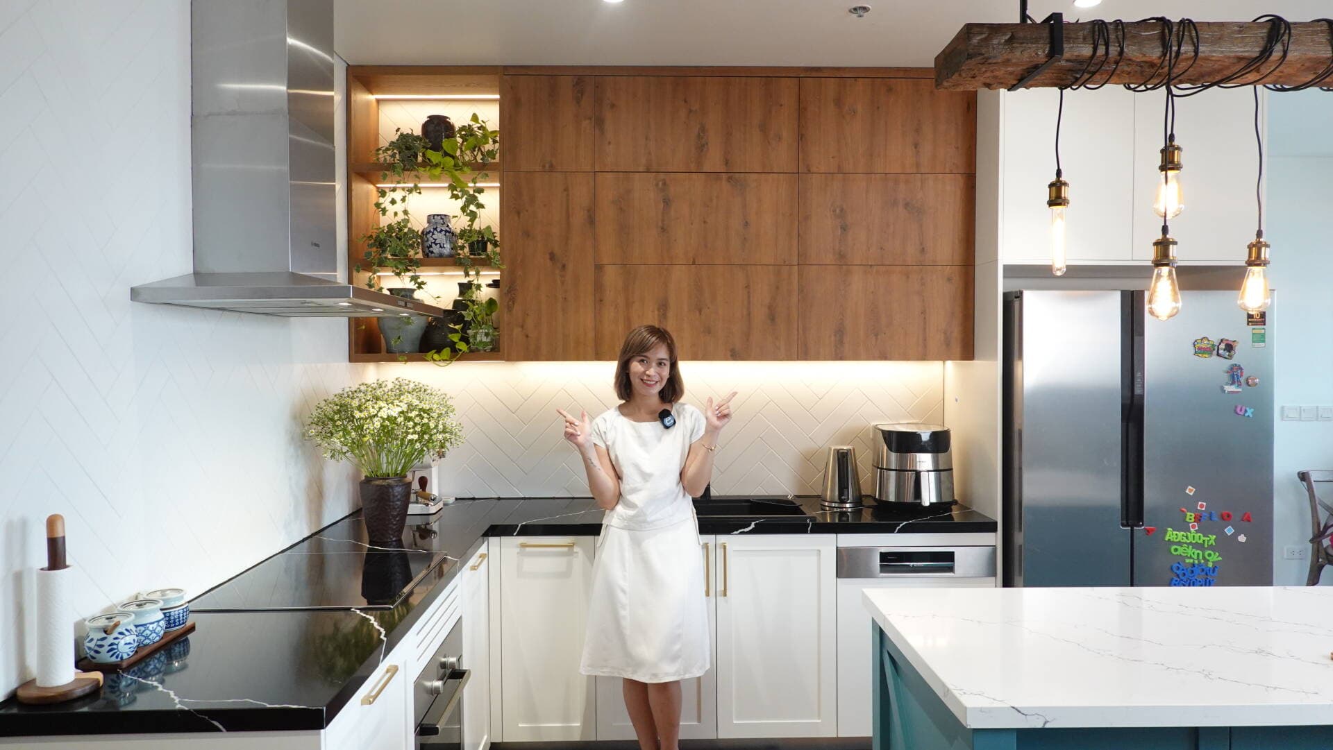 Admin Happynest chia sẻ kinh nghiệm sắp xếp và lưu trữ đồ đạc tại không gian bếp