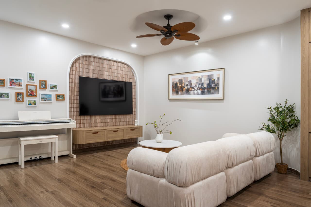 Thiết kế tối giản mà tiện nghi, ấm cúng trong căn hộ 100m2 của gia chủ tại Hà Nội
