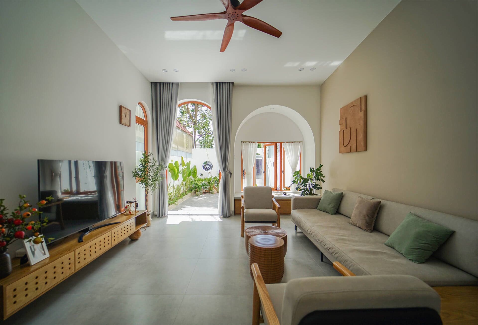 Thảo Nguyên House - Chốn về an yên của gia đình 4 người ở Kon Tum, chi phí hoàn thiện 2 tỷ đồng