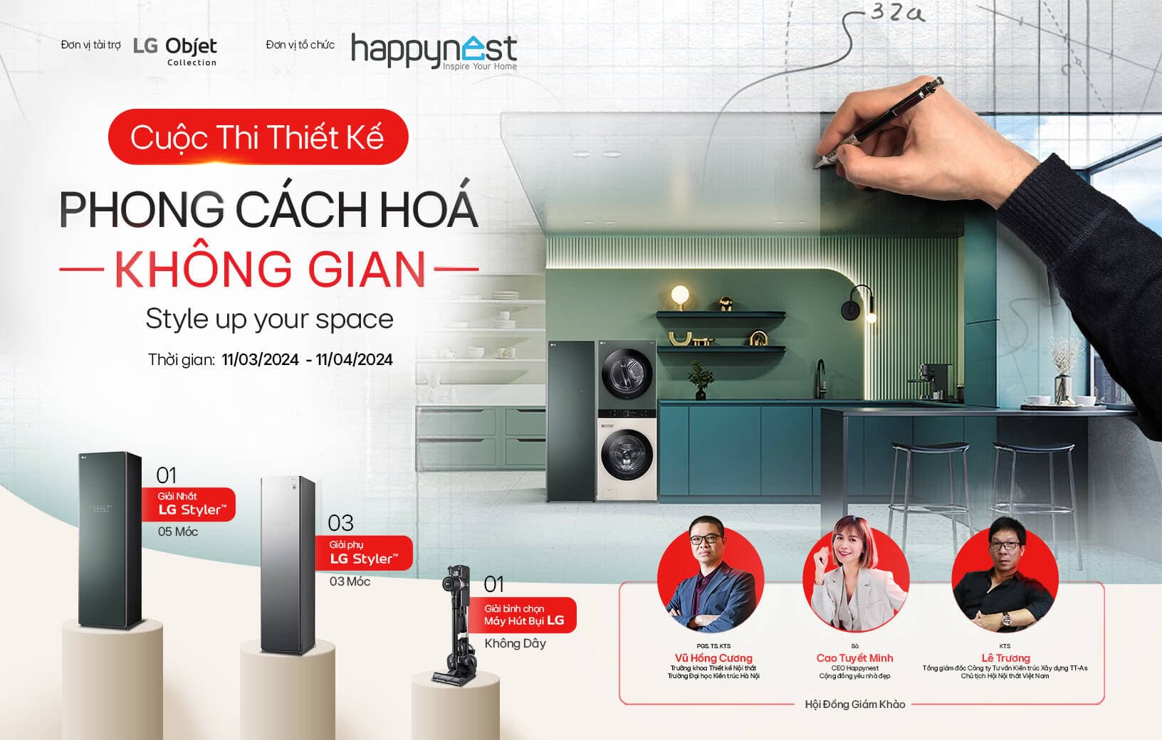 “Phong cách hóa không gian”: Cuộc thi thiết kế quy mô lớn đầu tiên được tổ chức trên group Happynest