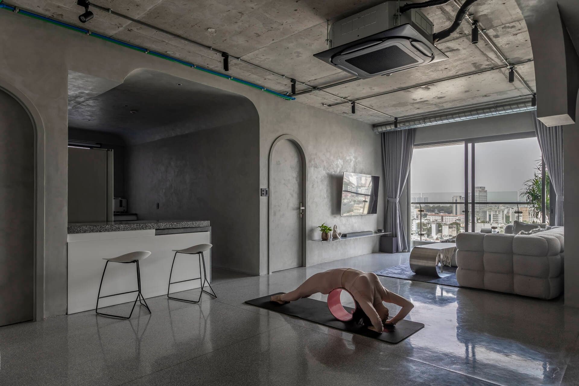Căn hộ 110m2 đa năng, đặc biệt không gian nội thất có thể thay đổi theo tâm trạng của chủ nhà