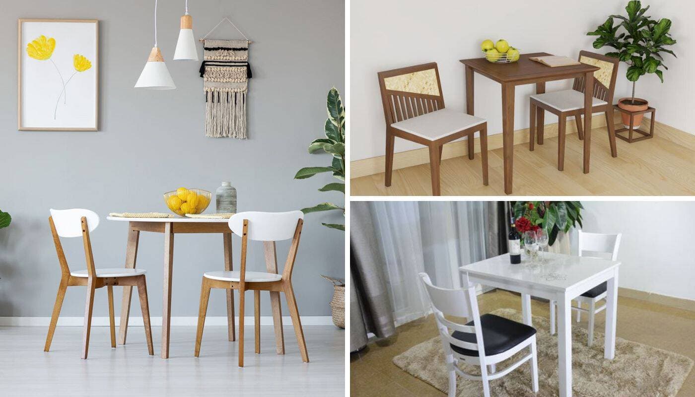 Mẫu bàn ăn 2 người – Giải pháp tối ưu không gian cho căn hộ hiện đại
