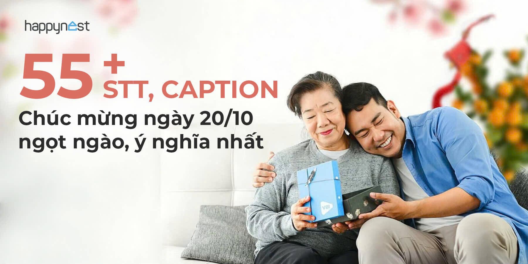 55+ STT, caption chúc mừng ngày 20/10 ngọt ngào và ý nghĩa nhất