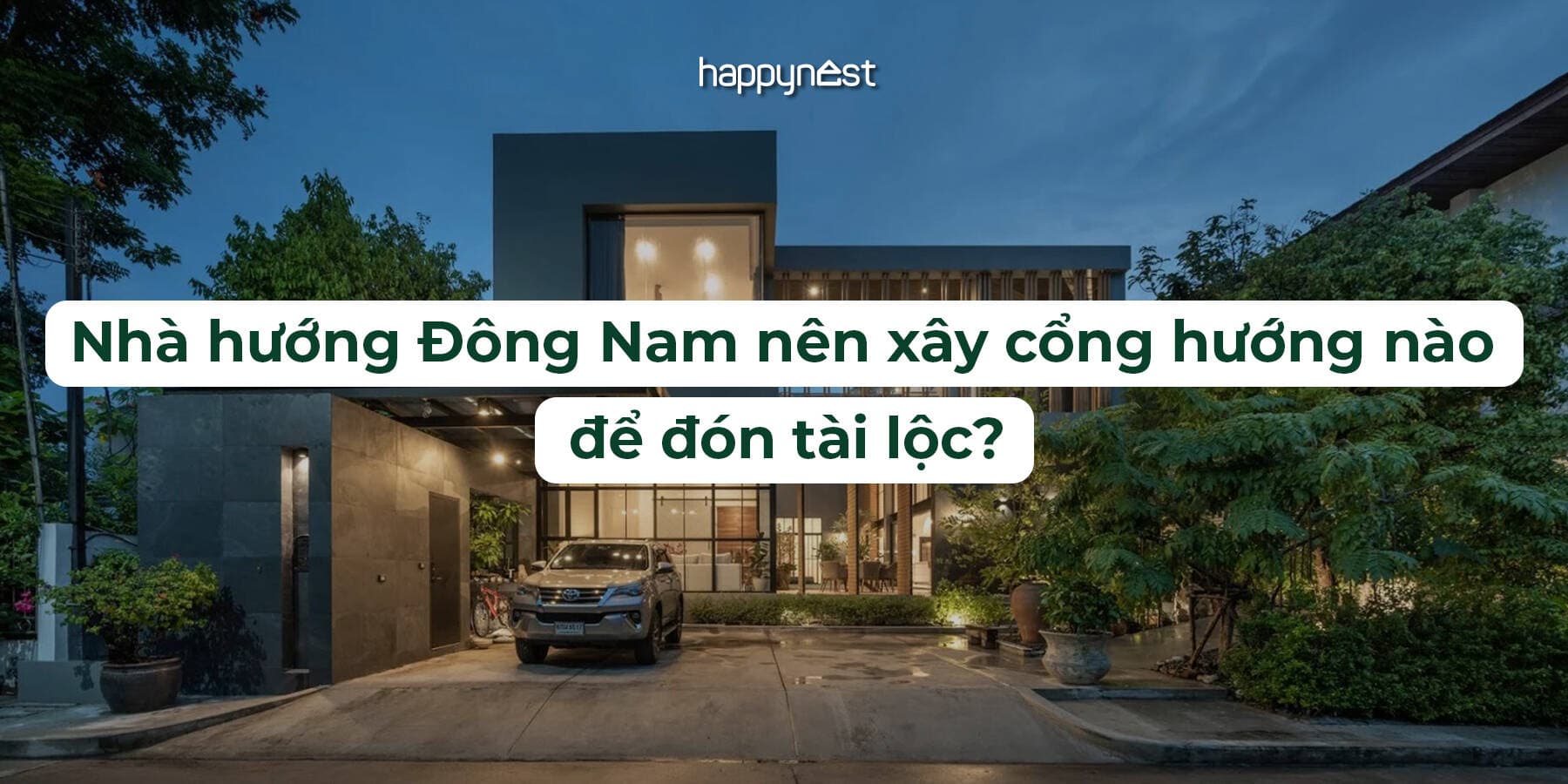 Nhà hướng Đông Nam nên đặt cổng hướng nào? Chọn đúng để đón tài lộc, tránh hao tài