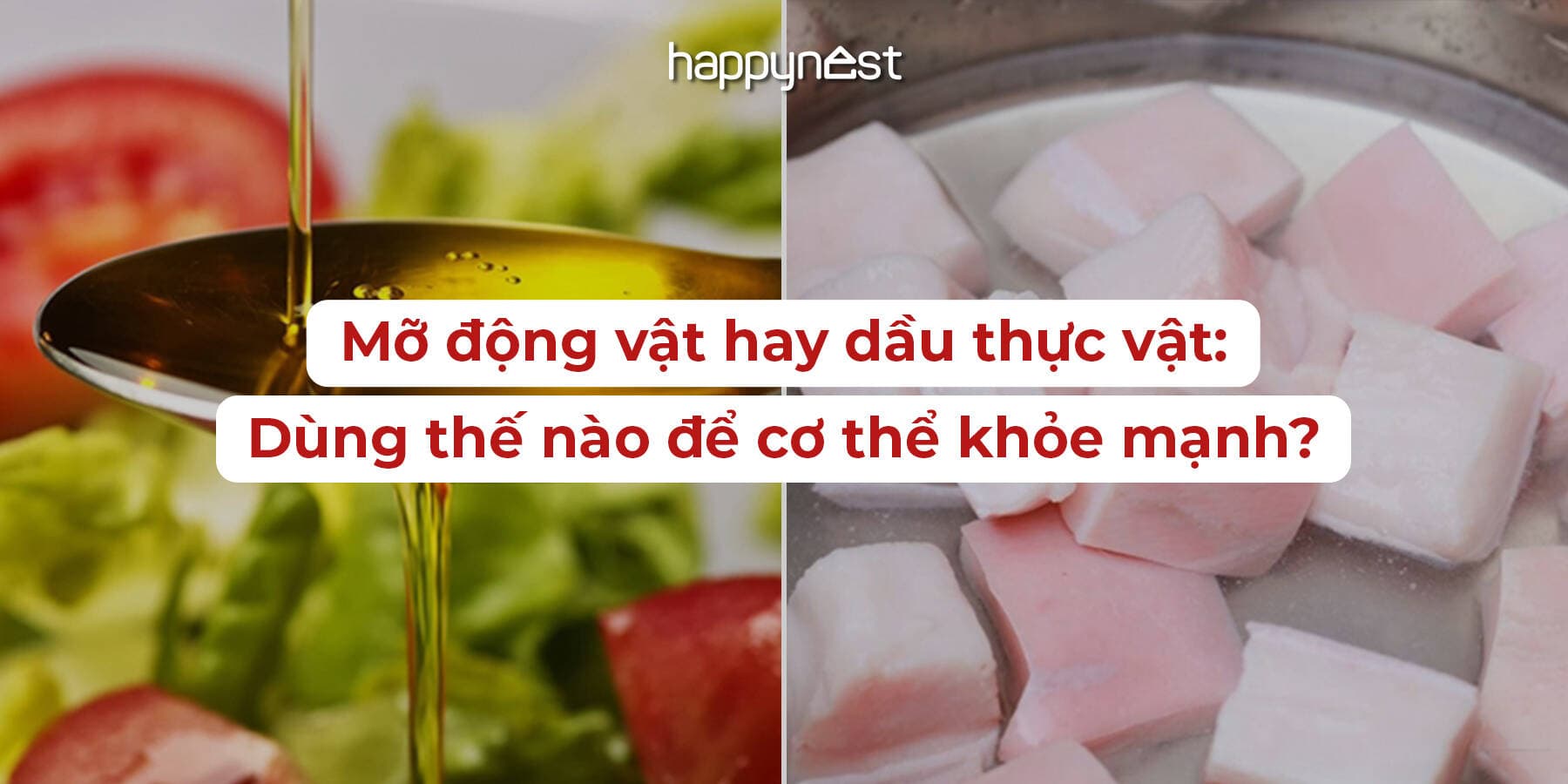Mỡ động vật hay dầu thực vật: Dùng thế nào để cơ thể khỏe mạnh?