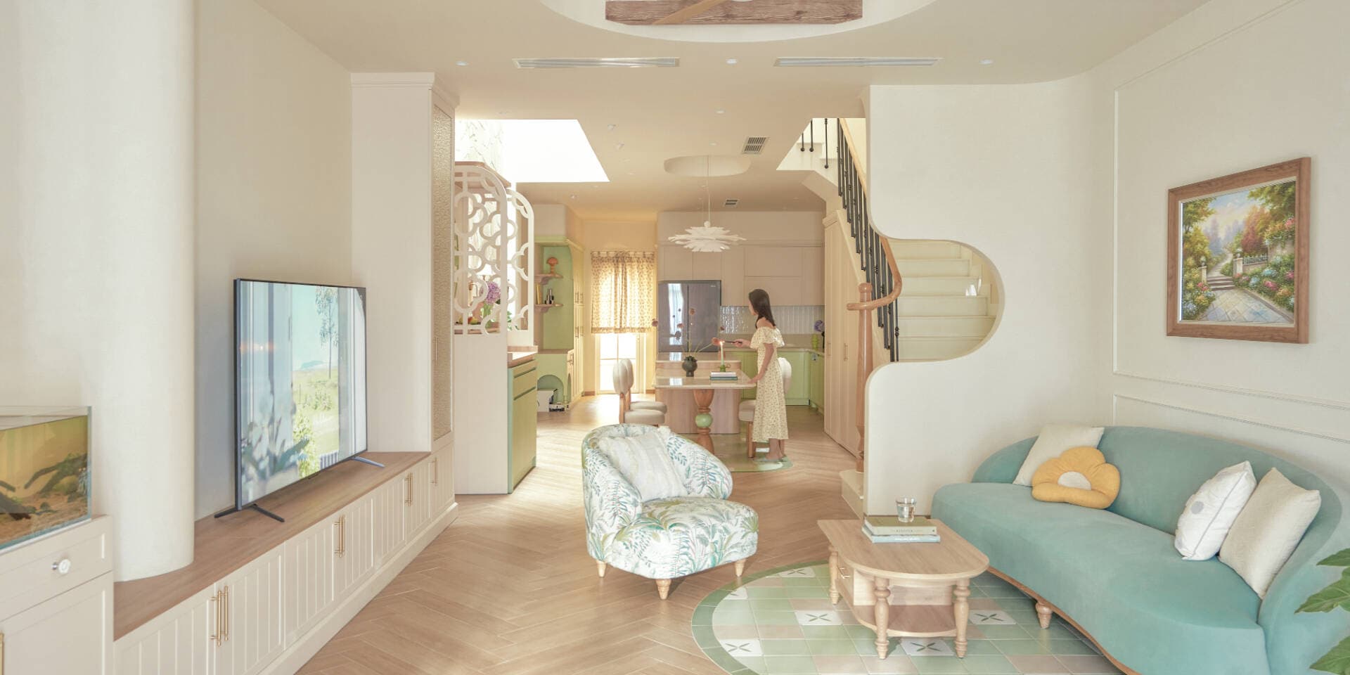 Layers of the Nest - Nhà 4 tầng khéo léo dung hòa công nghệ thông minh và tinh thần gắn kết gia đình ba thế hệ