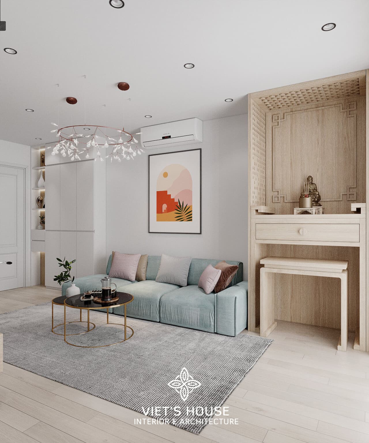 Apartment CC B3 – Căn hộ pastel ấm áp và tràn năng lượng dành cho người trẻ làm marketing