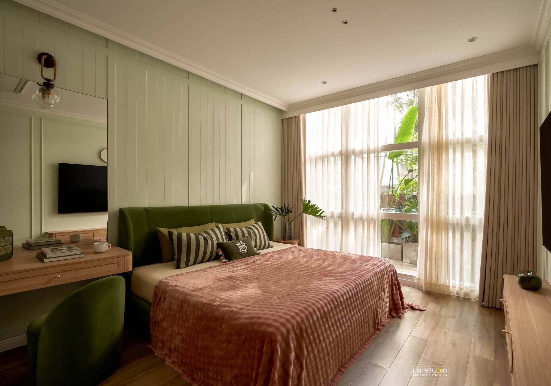 The Estella – Căn hộ 155m2 “thay áo mới” với sắc mint dịu dàng và tinh thần Farmhouse hiện đại