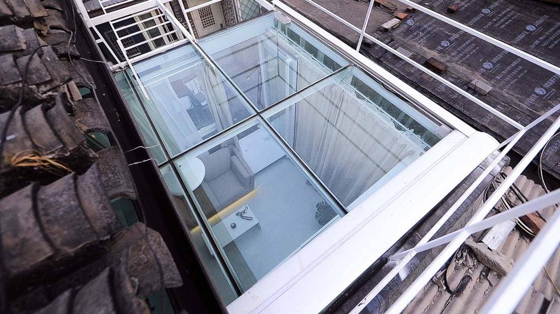Biến hoá ngôi nhà nhỏ cũ kỹ ở phố cổ trở thành căn Transparent Hutong No.3 hiện đại ngập tràn ánh nắng