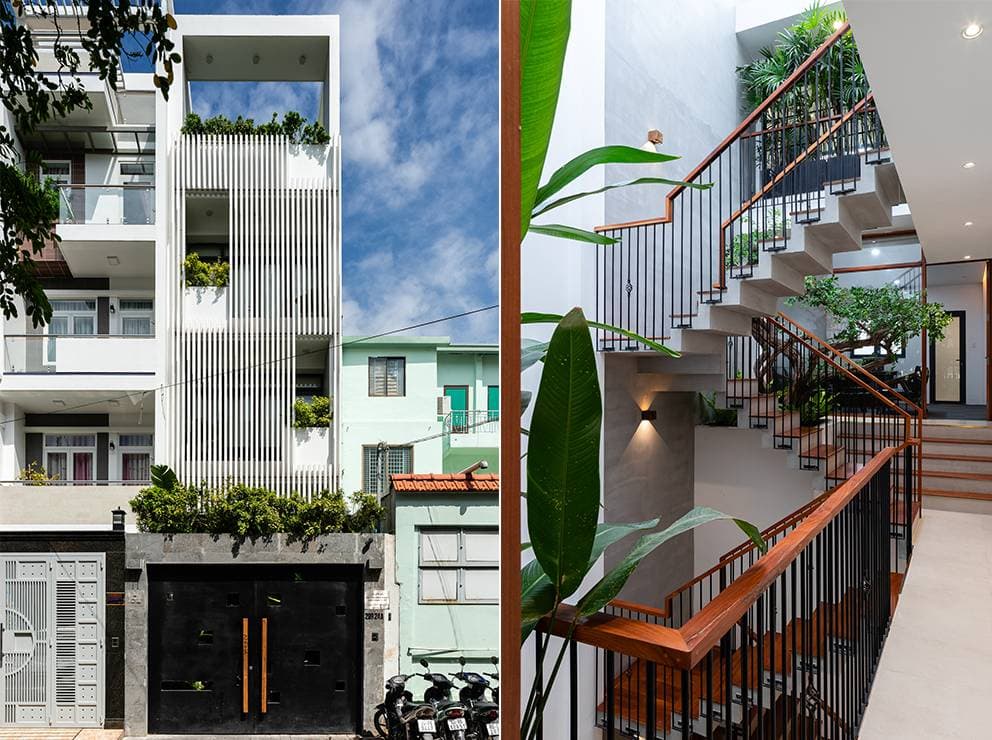 Ngắm nhìn văn phòng Alpha đầy nắng, gió và cây xanh dù ý định ban đầu của gia chủ là xây để ở