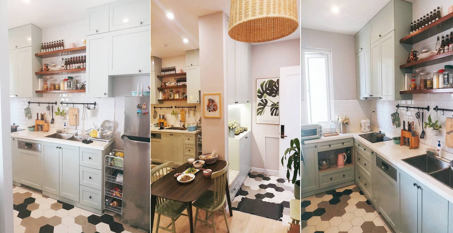 Với chưa đầy 10m2, bà mẹ trẻ đã biến hoá căn bếp nhỏ xíu thành thiên đường nấu ăn mà ai cũng mơ ước