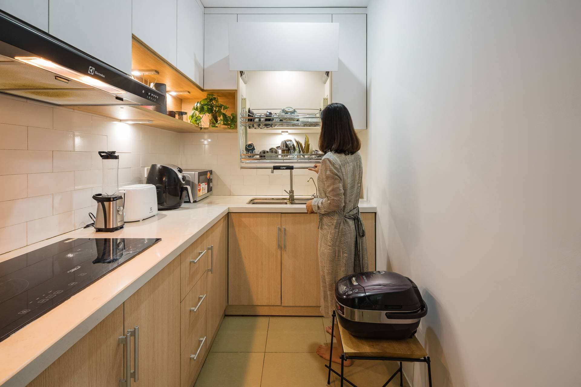 Căn hộ HUD3 hoàn thiện nội thất với chi phí 250 triệu đồng để phù hợp cho gia đình trẻ
