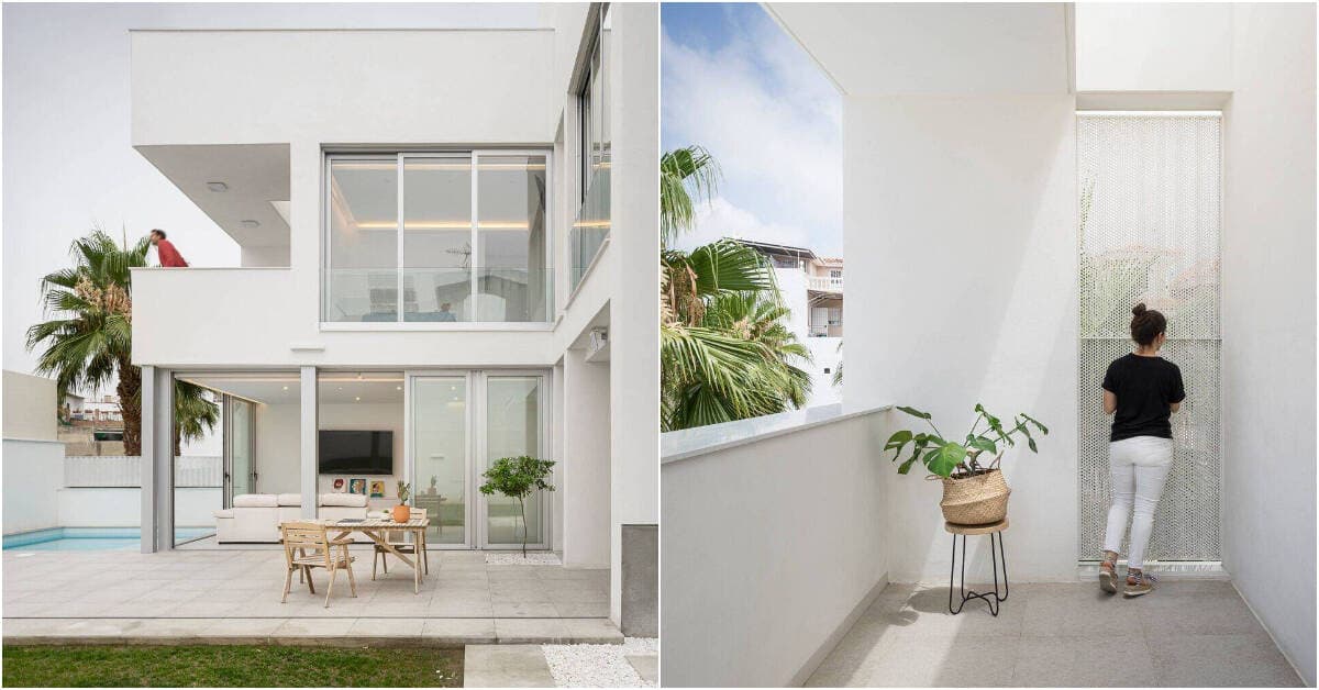 Nhà phố 2 tầng của cặp vợ chồng trẻ, thiết kế tách biệt để giữ sự yên bình giữa khu dân cư đông đúc