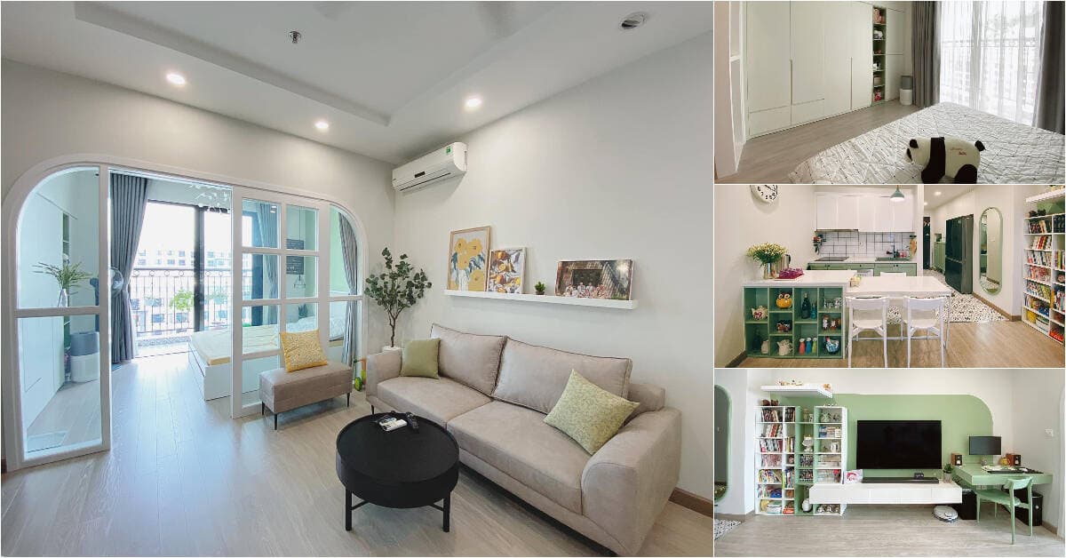Căn hộ 53m2 thiết kế hợp mệnh cả vợ lẫn chồng, hoàn thiện trong 1,5 tháng với chi phí 230 triệu đồng