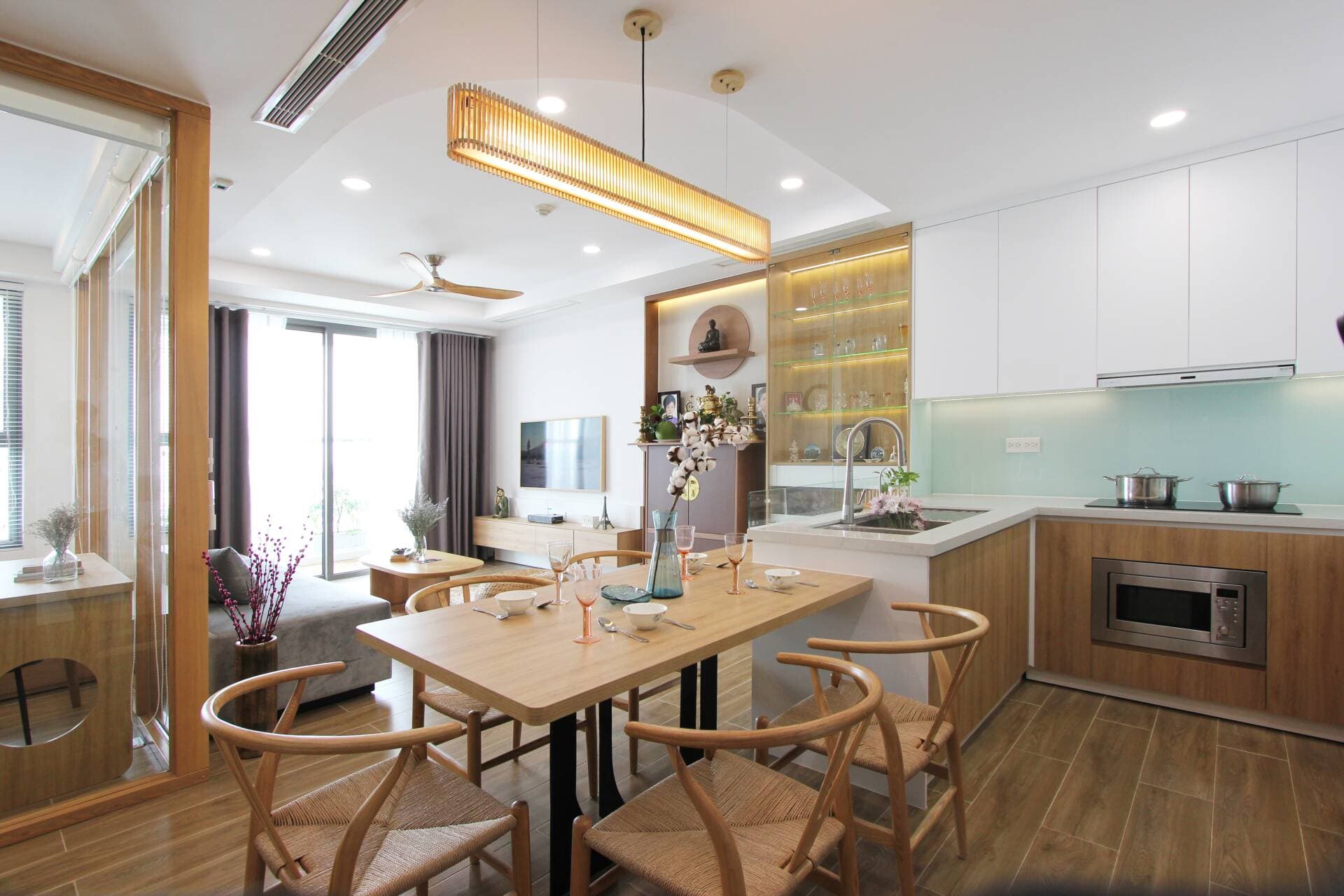 Căn hộ 70m2 của đôi vợ chồng trung niên, chi phí hoàn thiện hết 350 triệu đồng
