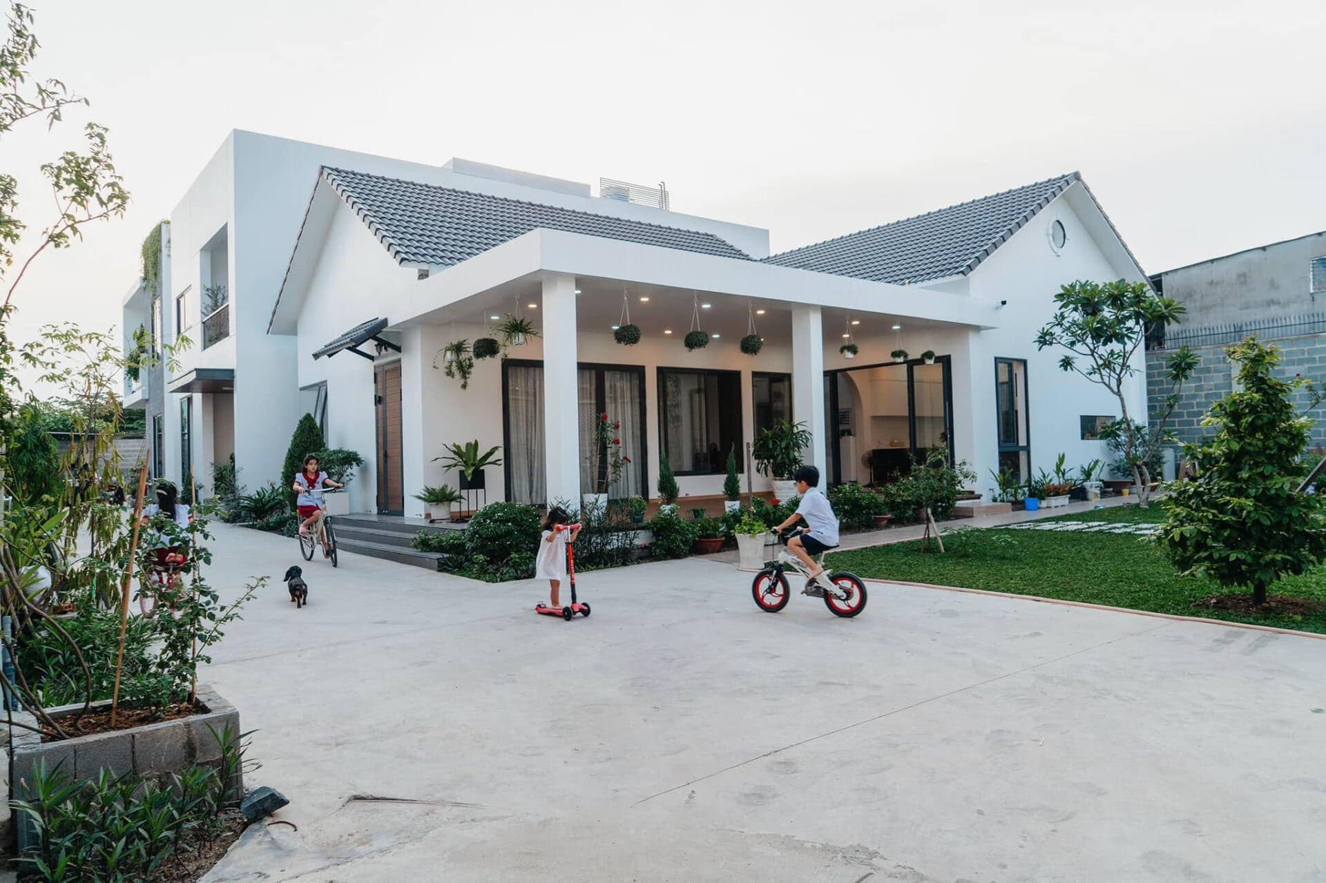 Nhà 1 tầng có vườn là đủ hạnh phúc với gia đình ba thế hệ ở Đồng Nai