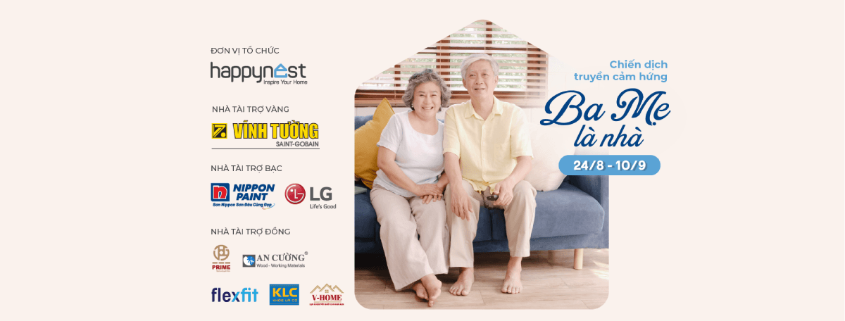 Thông tin thể lệ và quà tặng chiến dịch truyền cảm hứng “BA MẸ LÀ NHÀ” trên group Happynest