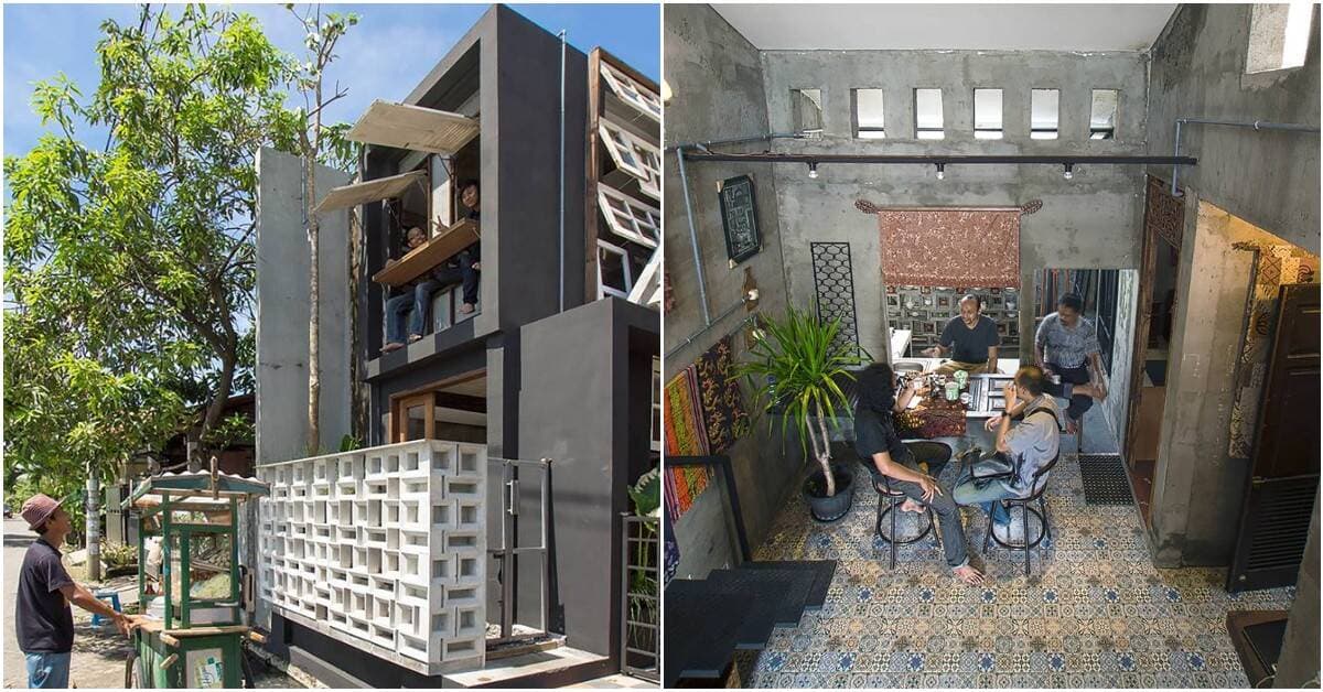 Ngôi nhà được tạo nên từ sự thấu hiểu người lao động thu nhập thấp, tận dụng hợp lý vật liệu tái chế