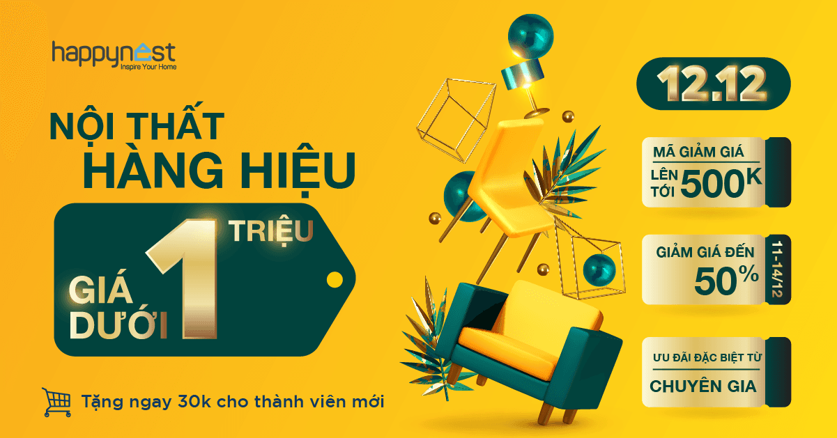 Loạt nội thất hàng hiệu đồng loạt giảm giá sốc, thấp nhất 23.000, cao nhất chưa đến 1 triệu đồng
