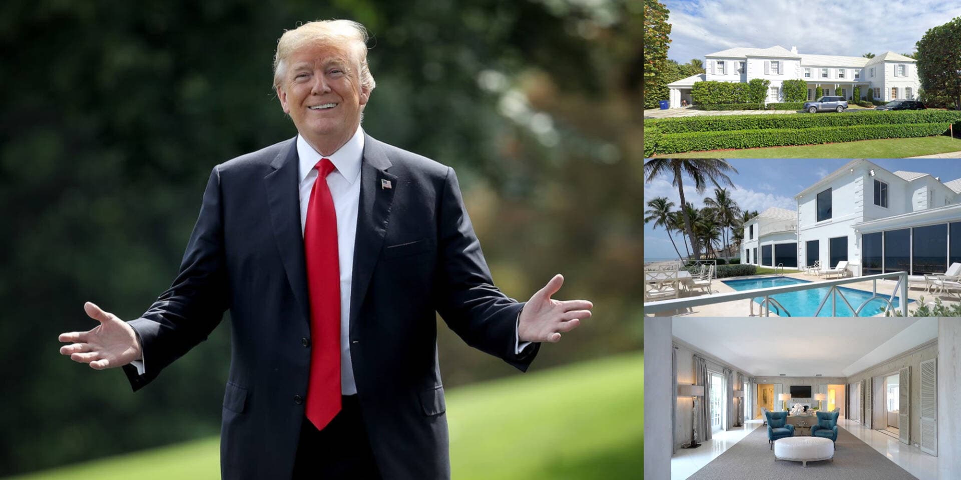 Ghé thăm cơ ngơi hoành tráng và xa hoa trị giá 59 triệu USD của cựu tổng thống Mỹ Donald Trump