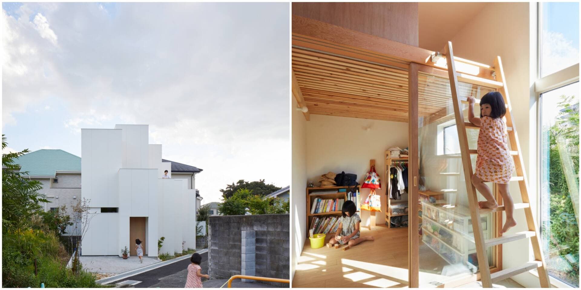 Nằm trên lô đất hình tam giác không hợp phong thủy, nhà 60m2 thiết kế hợp lý để hạn chế mọi nhược điểm