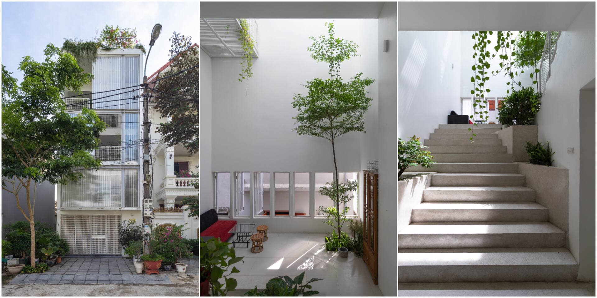 Nhà phố 85m2 thay đổi cao độ các mặt sàn để tăng khả năng tương tác cho gia đình 3 thế hệ 
