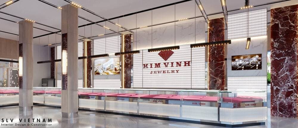 Thiết kế nội thất nhà phố vừa ở vừa kinh doanh - Kim Vinh Nha Trang