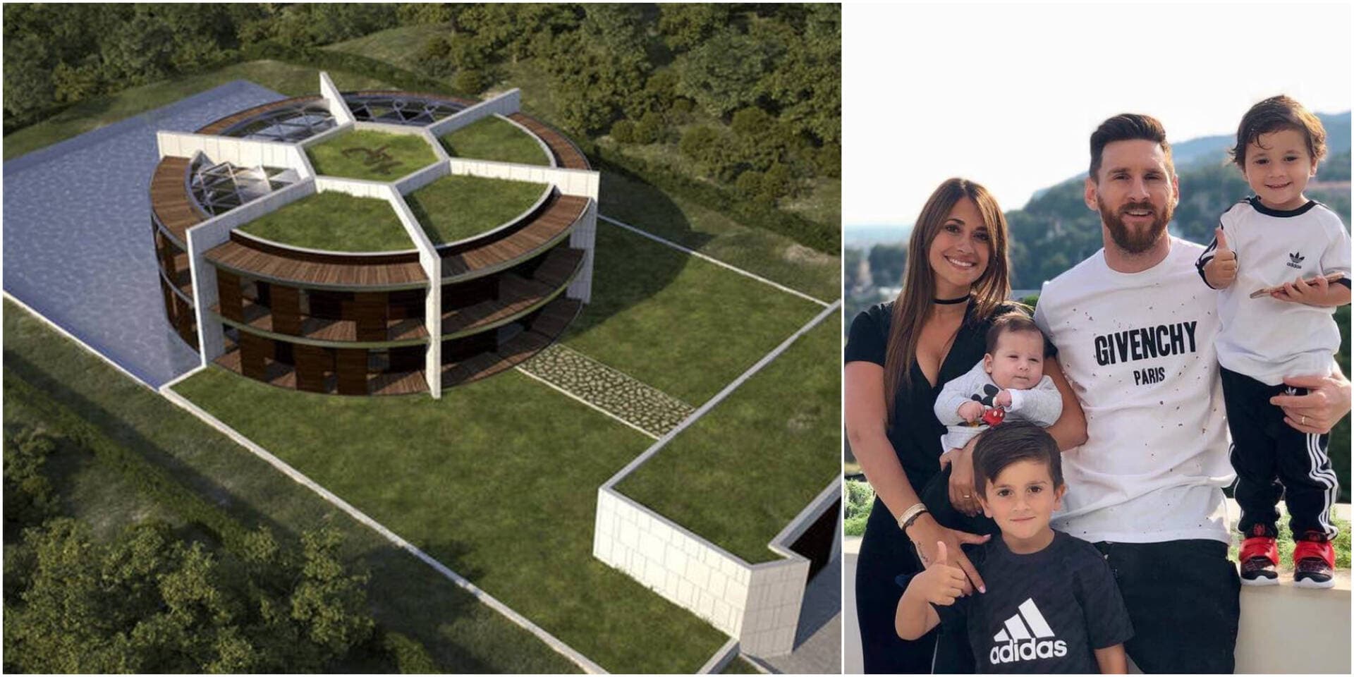 Siêu biệt thự hình quả bóng độc đáo của Messi, nam cầu thủ chi đến 6 triệu EUR để thiết kế